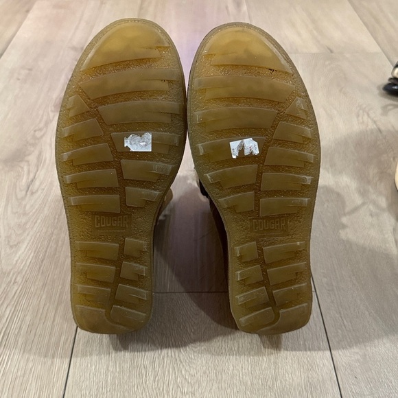 Cougar Dylan Winter Boot Brown Leather Wedge Womens size 8 - Picture 6 of 6